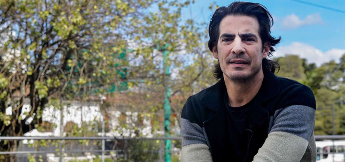 El actor venezolano estuvo en Ecuador para el estreno en las salas de los Multicines del filme sobre Sucre, de 2018.
