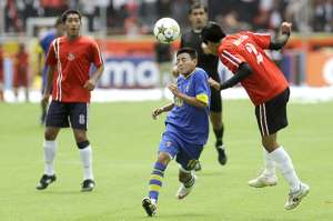 El &lsquo;Patr&oacute;n&rsquo; Mont&uacute;far (rojo)  perdi&oacute; el a&ntilde;o pasado la final del torneo ante el Mej&iacute;a (azul). Foto: Marco Salgado 