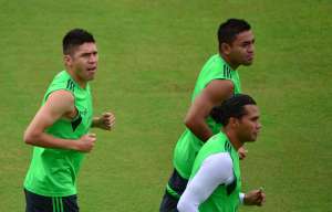M&eacute;xico tiene planificado entrenar hoy en Fortaleza y ma&ntilde;ana har&aacute; reconocimiento del estadio Castel&atilde;o. Foto: AFP