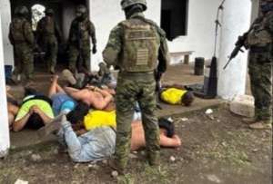 15 presuntos integrantes de "Los Aguilas" fueron aprehendidos en El Triunfo.