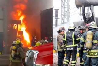 Incendio en subestación eléctrica en Guayaquil