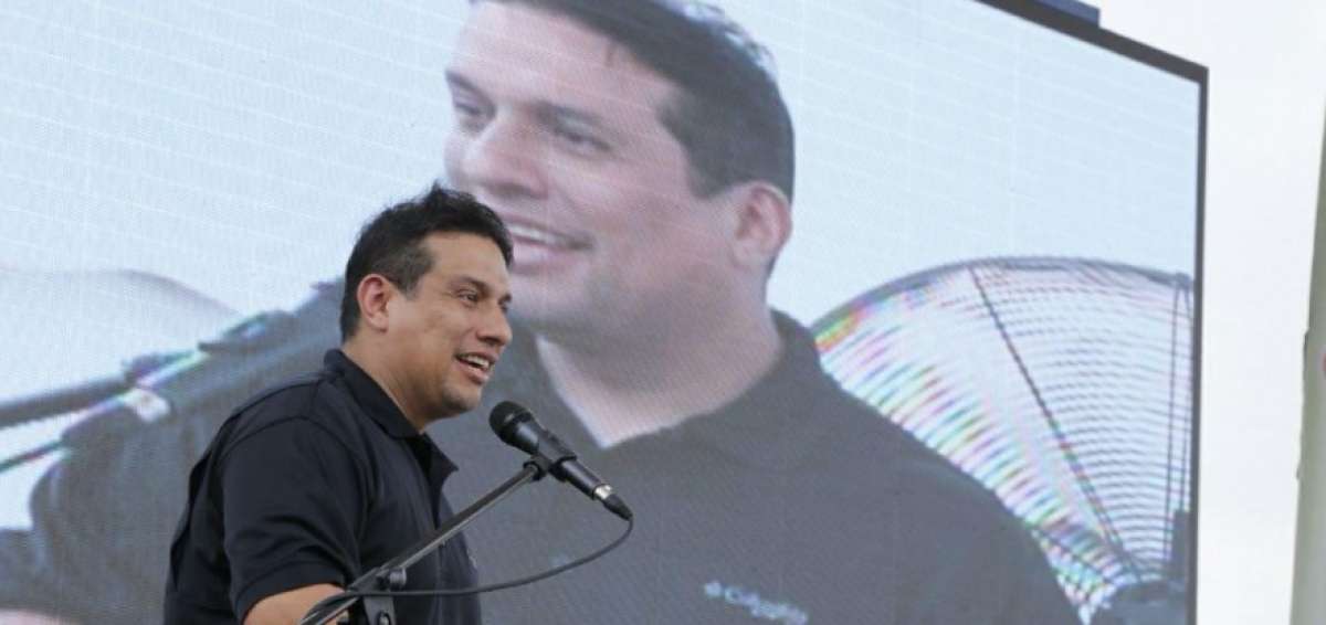El nuevo secretario, durante un acto p&uacute;blico.