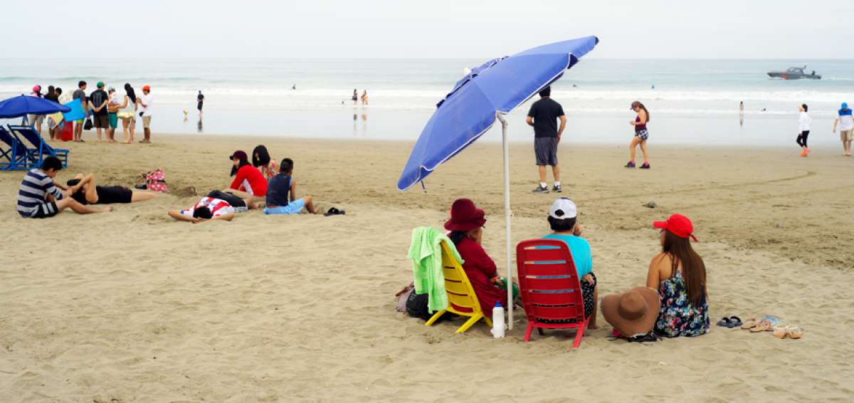 En el feriado de carnaval, las playas manabitas fueron una de las opciones principales de los turistas nacionales y extranjeros.
