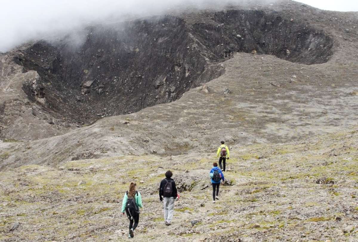 El cráter del volcán Guagua Pichincha está prohibido para turistas por la actividad del lugar.