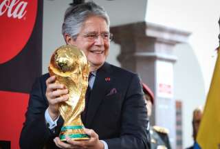 El trofeo de la Copa del Mundo está en Ecuador y se exhibe en Quito