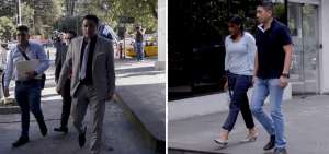 Los abogados de Pamela M., entre ellos &Eacute;dgar Molina, apelar&aacute;n la decisi&oacute;n del juez de prisi&oacute;n preventiva y la prohibici&oacute;n de enajenar bienes. En la foto derecha, La fiscal Diana Salazar asisti&oacute; a la audiencia en contra de las exasesoras Pamela M. y Laura T. Pero, la fiscal Ruth Amoroso present&oacute; el caso. 