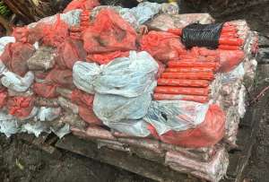 5.000 tacos de material explosivo fueron decomisados en un operativo en Manab&iacute;.