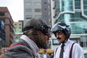 Elegantes motociclistas desfilaron hoy por la prevenci&oacute;n del c&aacute;ncer de pr&oacute;stata (Galer&iacute;a y Video)