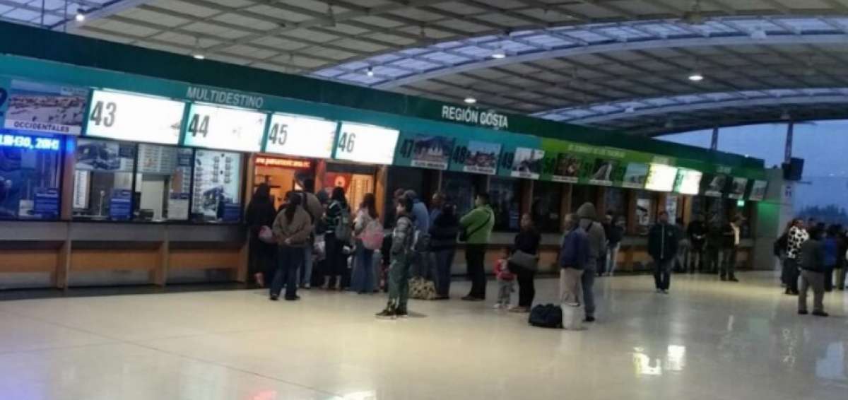 La terminal de Quitumbe cumple con sus actividades normales.