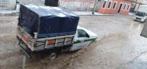 Fuerte lluvia inunda algunos sectores de Latacunga