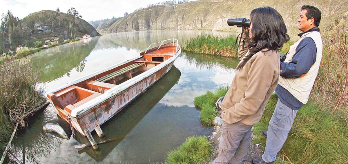 La laguna de Yambo est&aacute; situada cerca de la ciudad de Salcedo y su acceso directo es por la Panamericana.