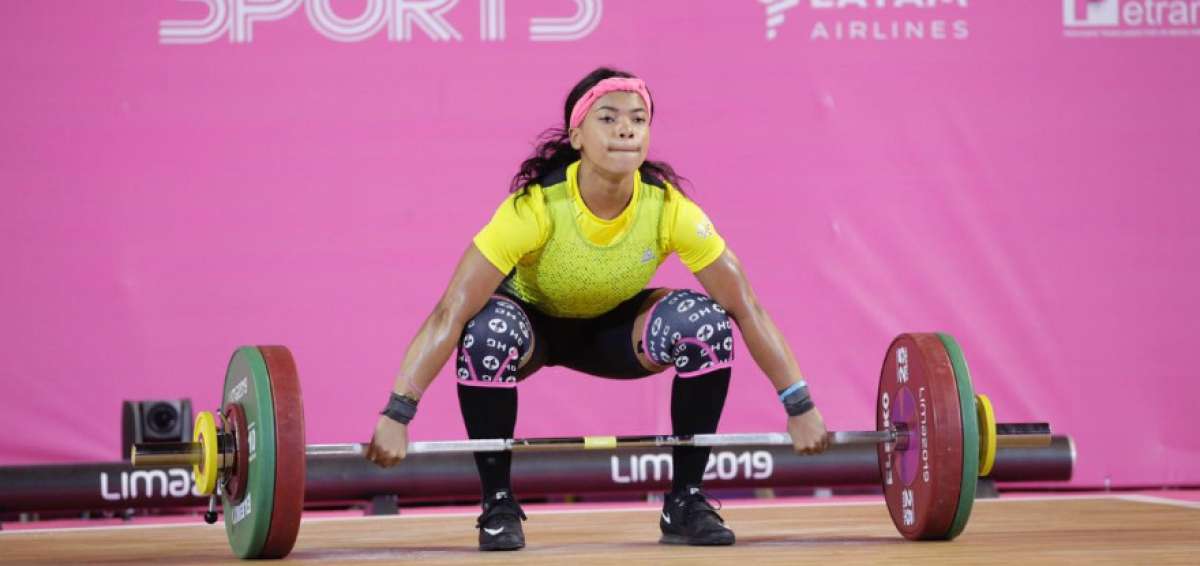 Palacios inici&oacute; la modalidad de arranque con un peso elevado. En su &uacute;ltimo intento lleg&oacute; a 105kg y as&iacute; igual&oacute; r&eacute;cord panamericano.