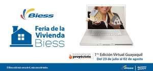 El Biess inaugura la primera feria virtual de vivienda en Guayaquil