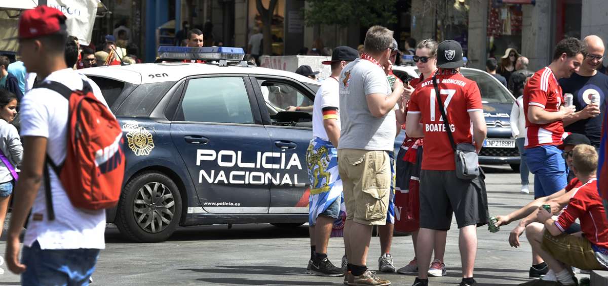 Fuerte dispositivo de seguridad para el Real Madrid-Bayern de M&uacute;nich