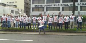 Trabajadores reclaman sus derechos ante la Corte Constitucional