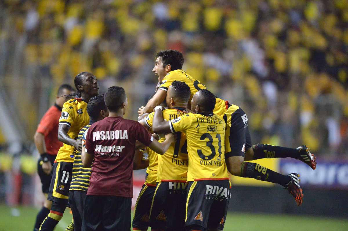 Barcelona es el equipo m&aacute;s opcionado a jugar la final con Emelec. Foto: Jos&eacute; Mor&aacute;n/El Tel&eacute;grafo