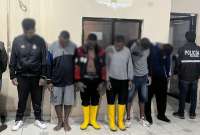 Cinco supuestos ladrones fueron detenidos en Esmeraldas