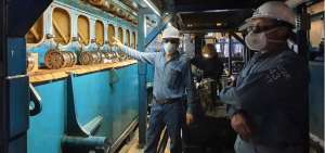 Directivos de Petroamazonas inspeccionan las instalaciones del bloque 12, ubicado en la provincia de Orellana.