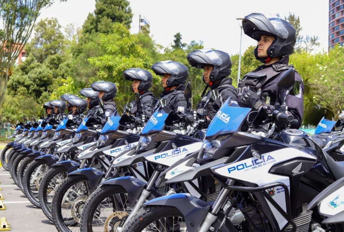 Policía recibió 50 motocicletas por parte del Municipio de Quito