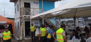 La oficina est&aacute; ubicada en el sector Las Mar&iacute;as, a pocos pasos del nuevo hospital estatal de Monte Sina&iacute;.