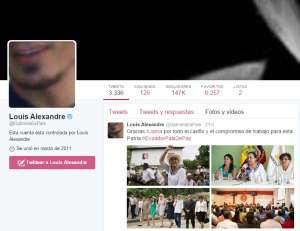 Rivadeneira repudia hackeo de su cuenta en Twitter 