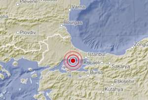 Un terremoto se registró en Estambul, Turquía.