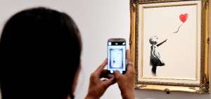 Un grafiti de Banksy es la obra de arte preferida en Reino Unido
