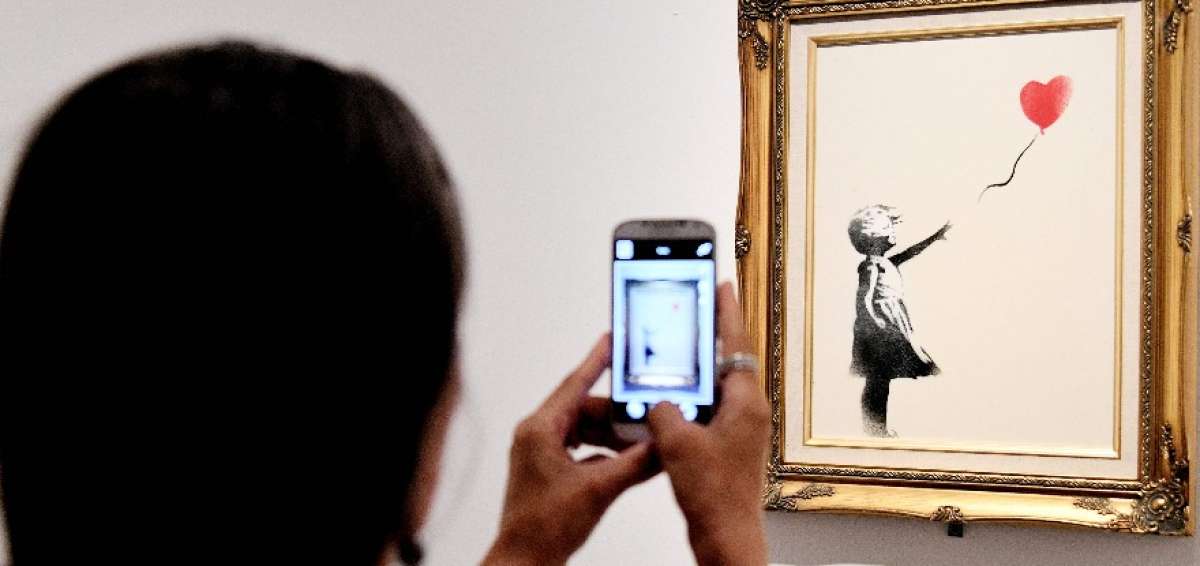 Un grafiti de Banksy es la obra de arte preferida en Reino Unido
