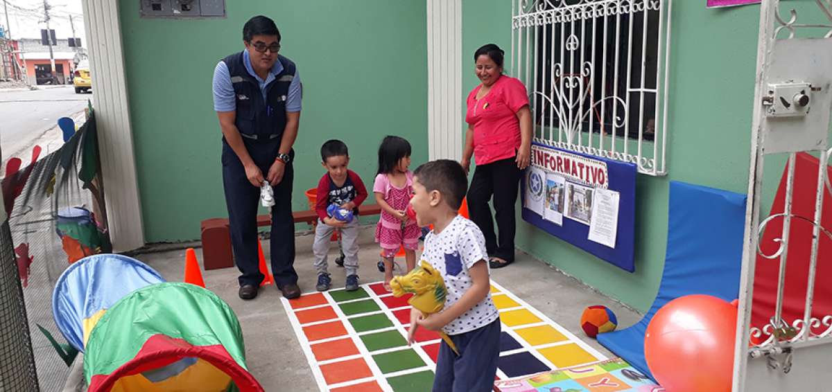 Rincones l&uacute;dicos son habilitados en Centros de Desarrollo Infantil