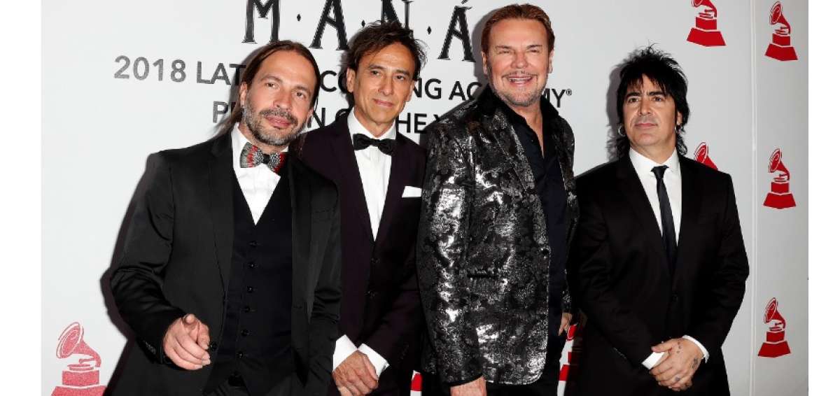 Man&aacute; se corona en los Latin Grammy