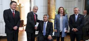 En marzo pasado la Canciller viaj&oacute; a Chile con Len&iacute;n Moreno para la posesi&oacute;n del presidente Sebasti&aacute;n Pi&ntilde;era.   