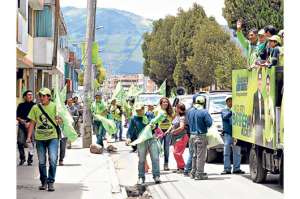 La campa&ntilde;a electoral de 2014  se caracteriz&oacute; por su intensidad en la &uacute;ltima semana. Foto: Archivo / El Tel&eacute;grafo.
