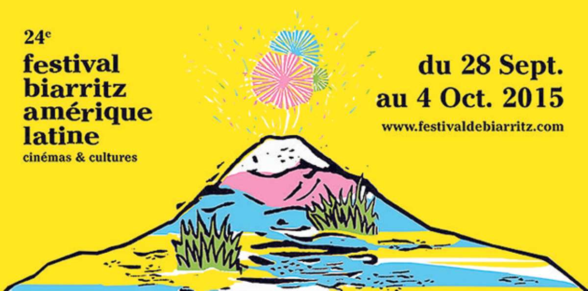 El afiche hace honor al paisaje andino de Ecuador. Los colores, seg&uacute;n los organizadores, reflejan la diversidad. Foto: festivaldebiarritz.com