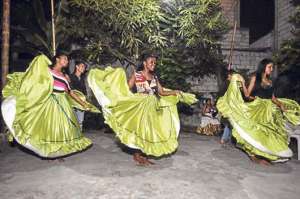 &lsquo;Chonta, cuero y bamb&uacute;&rsquo; se form&oacute; hace 9 a&ntilde;os con ni&ntilde;os de entre 9 y 8 a&ntilde;os; sus integrantes han representado al pa&iacute;s en varias partes del mundo. Foto: William Orellana / El Tel&eacute;grafo.