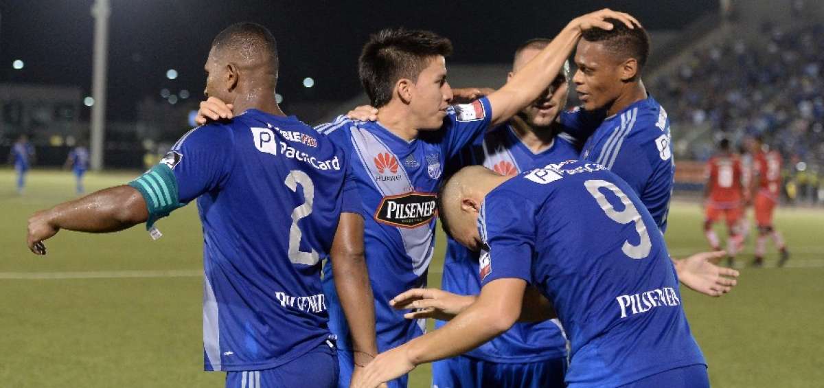 Emelec prepar&oacute; en Samanes el partido de Sudamericana