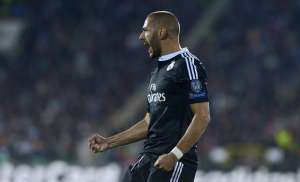 Karim Benzema hizo el gol de la victoria para el Real Madrid. Foto: AFP