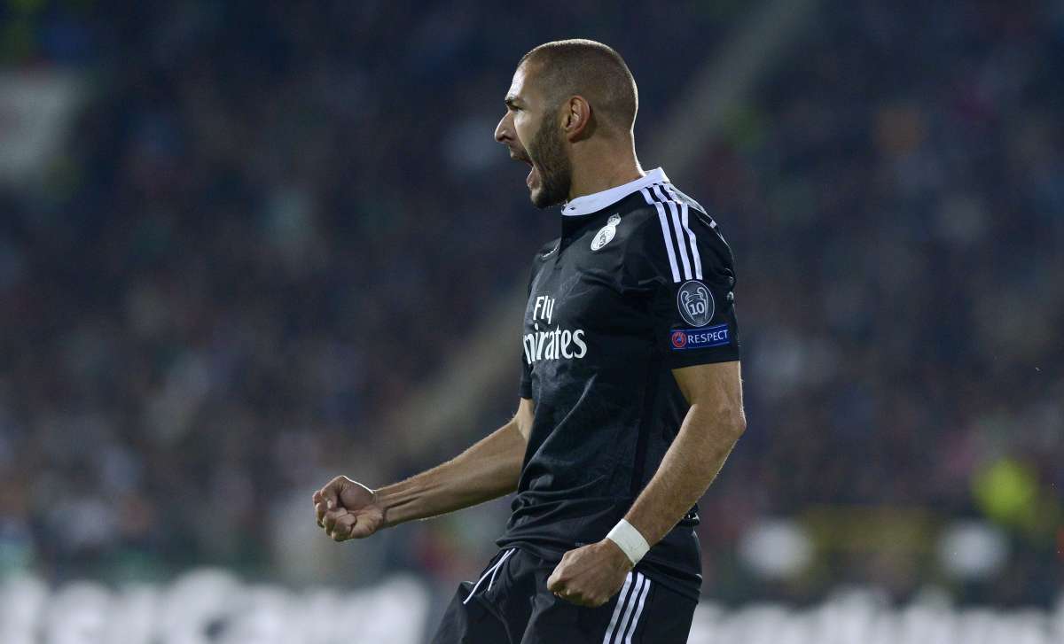 Karim Benzema hizo el gol de la victoria para el Real Madrid. Foto: AFP
