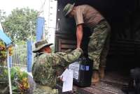 Finalizó la entrega de paquetes electorales en Pichincha, según el CNE