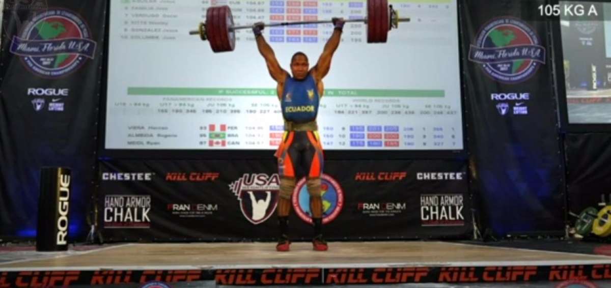 Jorge David Arroyo se lleva el t&iacute;tulo panamericano en los 105 kg