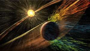 En sus or&iacute;genes el Sol era mucho m&aacute;s activo e inestable provocando numerosas tormentas solares. Foto: NASA  