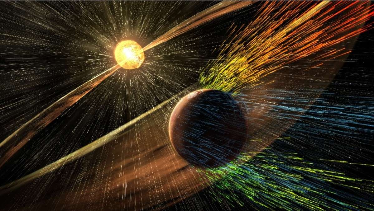 En sus or&iacute;genes el Sol era mucho m&aacute;s activo e inestable provocando numerosas tormentas solares. Foto: NASA  
