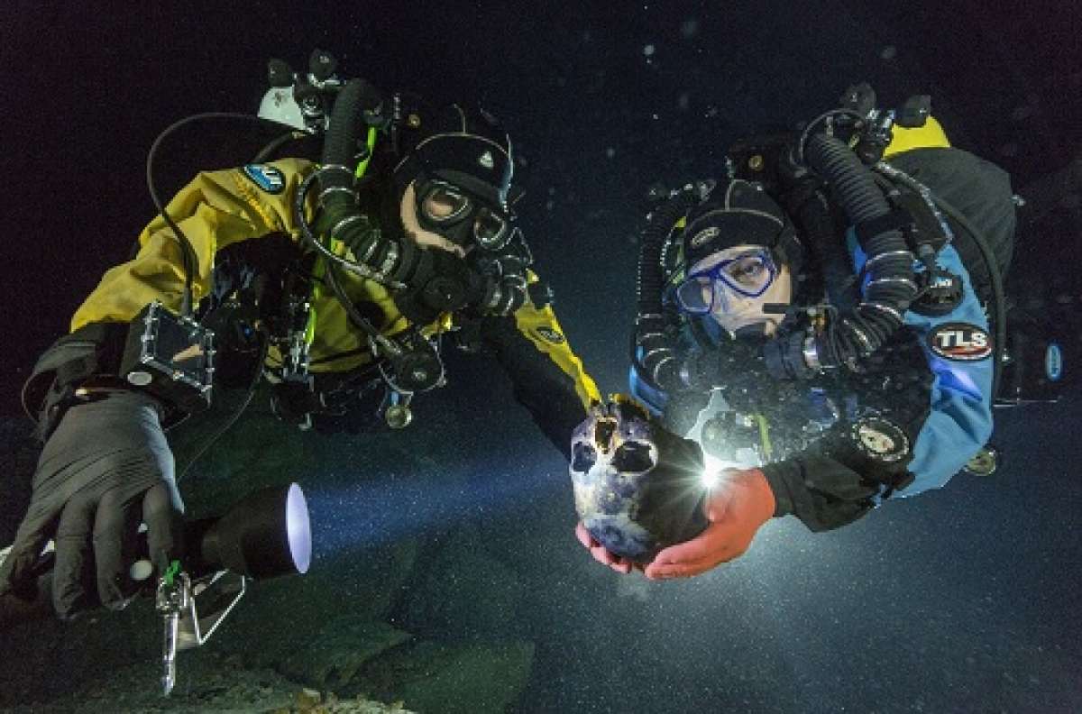 El descubrimiento tuvo lugar en el sitio arqueol&oacute;gico Hoyo Negro, en la pen&iacute;nsula de Yucat&aacute;n. Foto: AFP