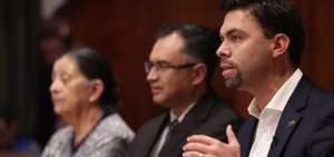 Juan Pablo Pozo, titular de CNE, present&oacute; una actualizaci&oacute;n de datos del sufragio.