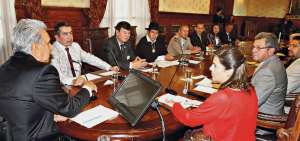 Autoridades de la provincia de Zamora Chinchipe se reunieron con el presidente Lenin Moreno y ministros.