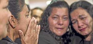 La Corte dispuso 16 a&ntilde;os de c&aacute;rcel para 5 expolic&iacute;as acusados por el asesinato de 8 personas en 2003. Foto: Fernando Sandoval.