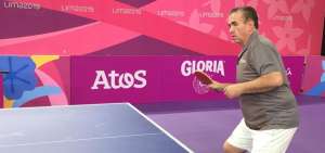 Pa&uacute;l Polo debuta con triunfo en tenis de mesa