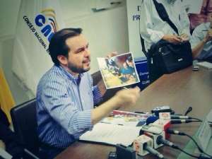 Foto: Twitter vicepresidente del CNE, Pa&uacute;l Salazar.