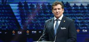 El dirigente paraguayo Alejandro Dom&iacute;nguez lleg&oacute; a la presidencia de la Conmebol en enero de 2016, antes estuvo como titular encargado del organismo.
