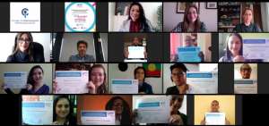 Entrega de las 12 becas de excelencia acad&eacute;mica Zoila Ugarte 2020.