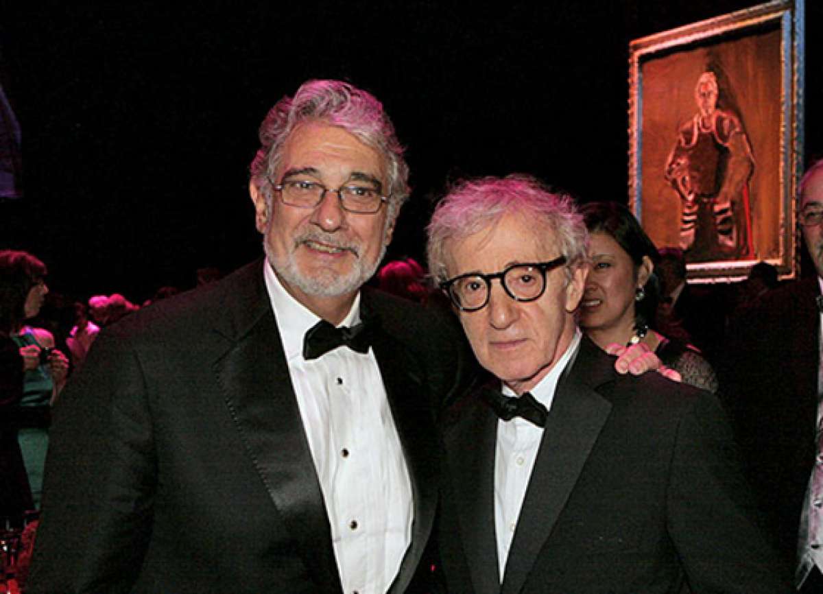 Pl&aacute;cido Domingo y Woody Allen, juntos en una &oacute;pera de Puccini